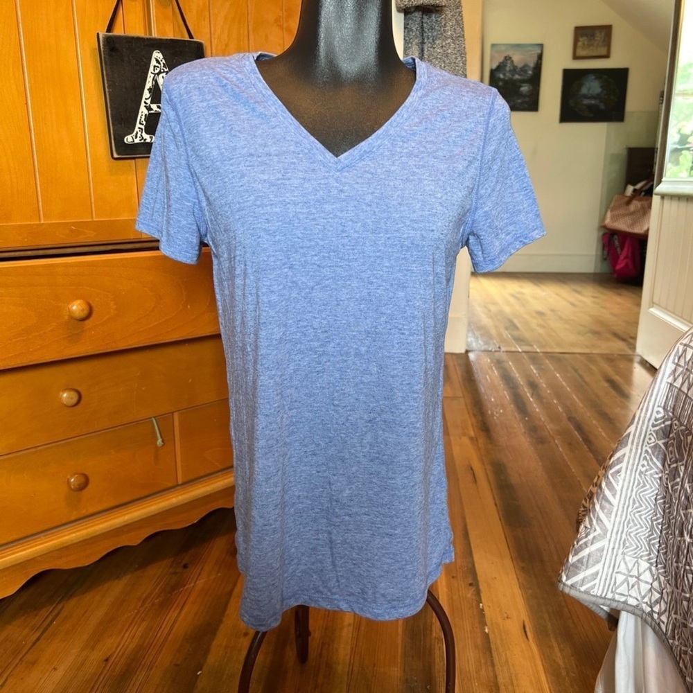 Athletic Works Blue Short Sleeve Tee